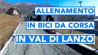 Allenamento in bici da corsa in Val di Lanzo [upl. by Nadler]