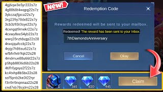 New Update Redeem Diamond Codes  ML October Redemption Codes [upl. by Nij89]