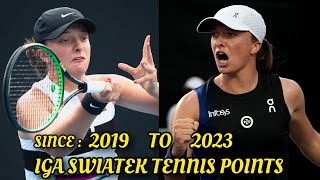 Iga Swiatek Ridiculous Tennis Points Compilation Since 2019 To 2023 [upl. by Vandervelde]