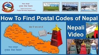 How To Find Postal Codes of Nepal  Districts Pincode in Nepal [upl. by Edrahs]