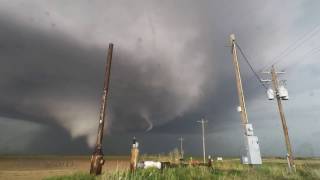 UHD 4K  Dimmitt Tornadoes  Tripoded  April 14th 2017 [upl. by Kassaraba706]