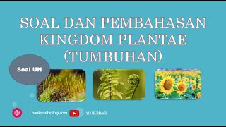 Soal dan Pembahasan Kingdom Plantae  Lumut Paku dan Tumbuhan Biji  Materi Biologi Kelas X [upl. by Odnarb]