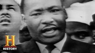 Black History Month Martin Luther King Jr Leads the March on Washington  History [upl. by Esilehc]