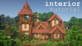 Minecraft Fairytale Cottage Interior [upl. by Humfrid]