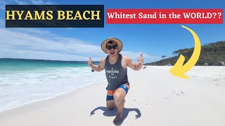 HYAMS BEACH in Australia  the Whitest Sand in the WORLD [upl. by Crowley]