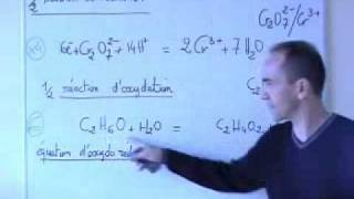 cours TS  solution  équilibrer une équation redox dichromate  éthanol [upl. by Ojyma]