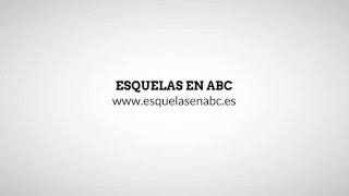 Esquelas ABC  Cómo publicar una esquela en ABC [upl. by Adnulahs272]