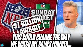 Massive Sunday Ticket Lawsuit May Change How We Watch NFL Forever  Pat McAfee Reacts [upl. by Arral]