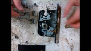 Reconstructing a door lock mechanism [upl. by Lucho170]