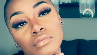 HOW TO Apply False Lashes for Dummies  Mink lashes for 512 [upl. by Dorcas]