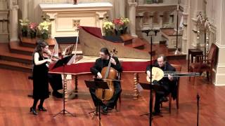 Bach Sonata in E Minor Gigue Natalie Carducci baroque violin [upl. by Aihtenak714]