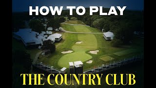 Drone Tour The Country Club in Brookline  2022 US Open [upl. by Muhcon]