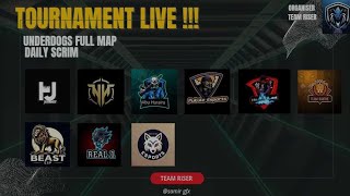 TEAM RISER is live Paid tournament live Join us know [upl. by Yelkao]