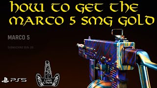 How to get the Marco 5 SMG Gold in Call of Duty Vanguard [upl. by Stoeber]