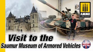 Visit to the Saumur Museum of Armored Vehicles  Visitando el Museo de Blindados de Saumur [upl. by Ertsevlis]