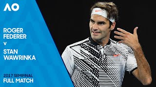 Roger Federer v Stan Wawrinka Full Match  Australian Open 2017 Semifinal [upl. by Heddie]