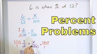 Solving Percent Problems [upl. by Serra]