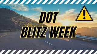 DOT Blitz WeekFreight Dispatchers Beware ⚡ [upl. by Champagne]