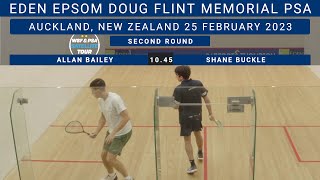 PSA SATELLITE  ALLAN BAILEY v SHANE BUCKLE  EDEN EPSOM DOUG FLINT MEMORIAL OPEN 2023 [upl. by Anitaf]