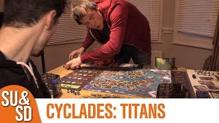 Cyclades TitansExpansión Cómo JugarTutorial [upl. by Nosniv]