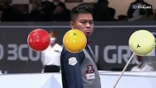 PQ  CHO Myung Woo vs Tran Thanh Tu NGUYEN Hotel Inter Burgo Wonju World 3Cushion Grand Prix 2023 [upl. by Francklyn]