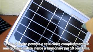 Faretto a luce solare 60 LED  CLY [upl. by Theola]