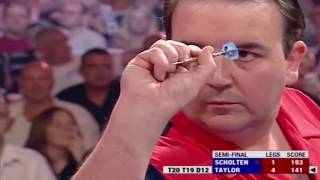 Phil Taylors Third 9 Dart Finish [upl. by Yeo]