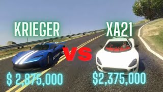 🛑 gta online Xa21 vs Krieger which is best [upl. by Falconer]