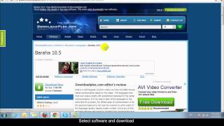 How to download and install Baraha 105 on wwwdownloadplexcom [upl. by Morganne]