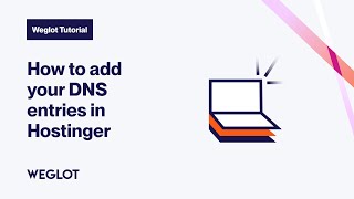 How to add your DNS entries in Hostinger [upl. by Esinej]