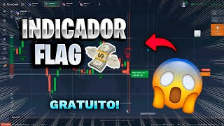 REVELEI O MELHOR INDICADOR PARA INICIANTES NAS OPÇÕES BINÁRIAS 2024  Indicador Flag 😱🤑 [upl. by Thrift]