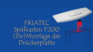 Demontage  Montage der FRIATEC Drückerplatte F200 [upl. by Yrneh]