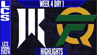 SR vs FLY Highlights  LCS Spring 2024 Week 4 Day 1  Shopify Rebellion vs FlyQuest [upl. by Donelson]