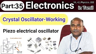 Crystal Oscillator working in tamil [upl. by Haelak]