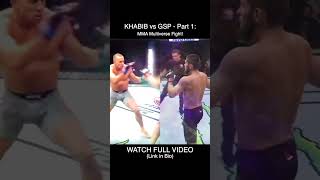 KHABIB vs GSP  Multiverse Fight Pt 1 [upl. by Aydan]