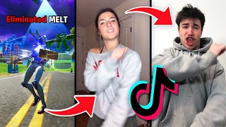 Every death i recreate a VIRAL TIKTOK in Fortnite [upl. by Eerehc]