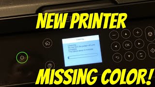 How to solve blank print issue  on Epson m105 m100 series [upl. by Constantino]