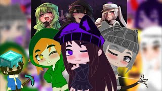 Mob Talker React To Minecraft Anime by Merryweather Media Alternate Universe [upl. by Aryt]