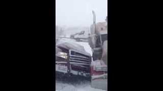 Highway 2 pileup near Edmonton five minutes after crash [upl. by Sharity574]