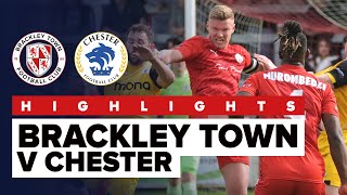 HIGHLIGHTS Brackley Town 31 Chester  Saturday 13th April 2024 [upl. by Hoye]