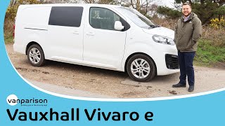 2021 Vauxhall Vivaro e Review  A fully electric van  Vanparison [upl. by Layla92]