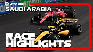 Race Highlights  2024 Saudi Arabian Grand Prix  F1 22 Career Mode [upl. by Heriberto]