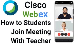 How to Students Join Meeting With Teacher on Cisco WebEx Meeting App [upl. by Thomajan276]