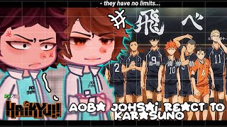 •Aoba Johsai React to Karasuno HAIKYUU•Gacha club 🇧🇷🇺🇸 [upl. by Conyers]