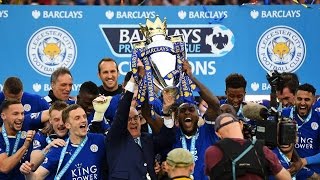 Leicester City Amazing Title Celebrations  Andrea Bocelli sings in spinetingling fashion 572016 [upl. by Enicnarf]