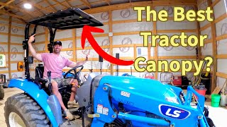 RhinoHide Tractor Canopy Unbiased Review and Install [upl. by Aserehs]