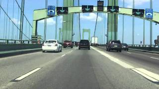 Delaware Memorial Bridge southbound [upl. by Enneibaf]