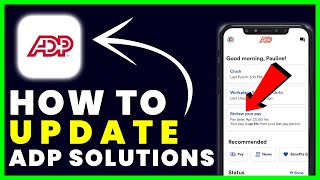 How to Update ADP Mobile Solutions App [upl. by Amadis]