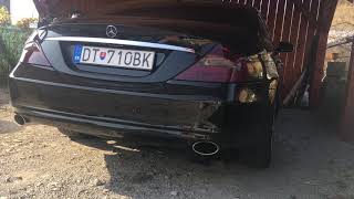 Mercedes CLS 500 exhaust Stock [upl. by Abil]