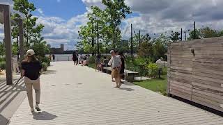 Manhattan Gansevoort Beach 4K Stunning NYC New Park  June 2024 [upl. by Haggai566]